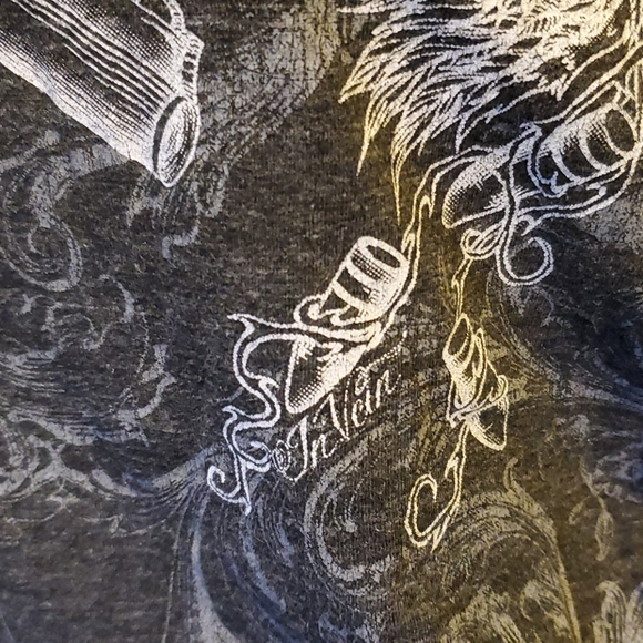 Long Sleeve Top with Pistol Print - Picture 2 of 13